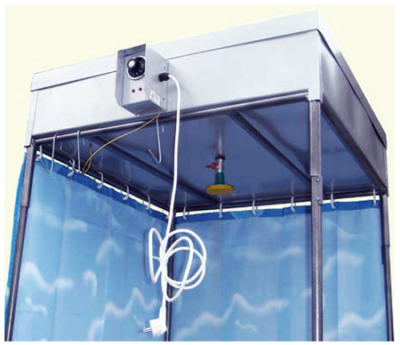 Летний душ для дачи с подогревом воды с использованием нагревательных элементов
