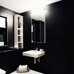 ванная комната в черном цвете