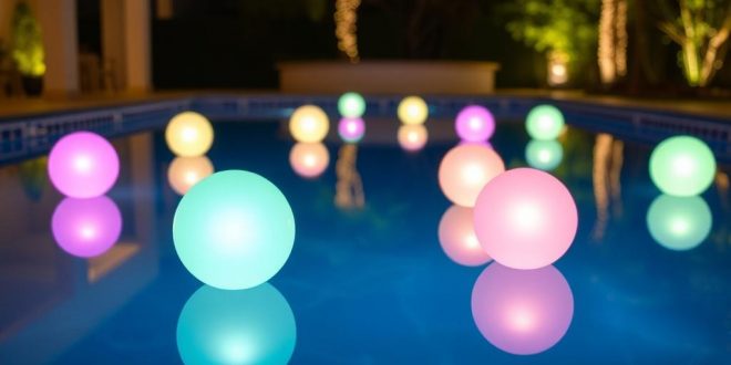 Как выбрать LED-шары для бассейна и превратить воду в волшебство