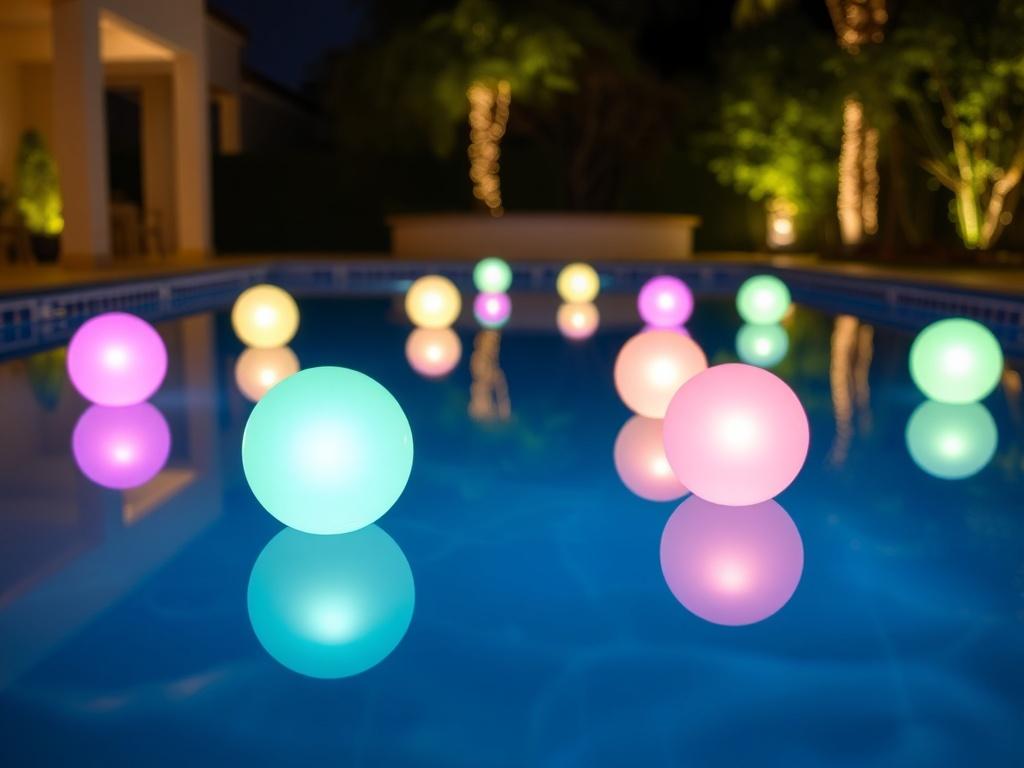 Как выбрать LED-шары для бассейна и превратить воду в волшебство