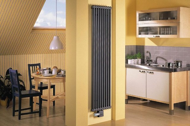 Вертикальный радиатор отопления: виды и преимущества