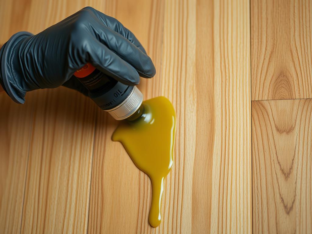 Impregnation of wooden surfaces, oil application techniqueфото