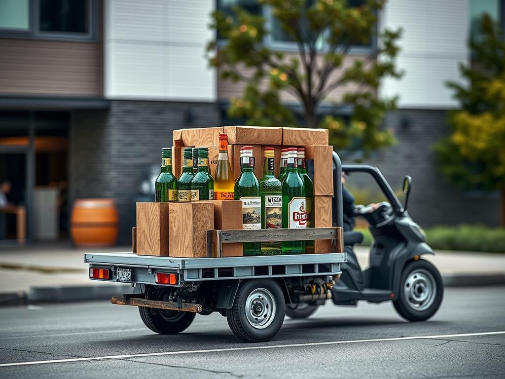 Alcohol deliveryфото