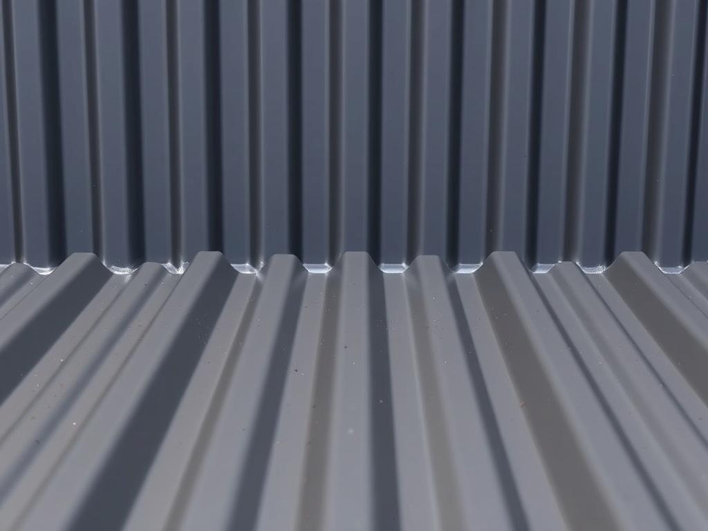 corrugated metal sheetфото