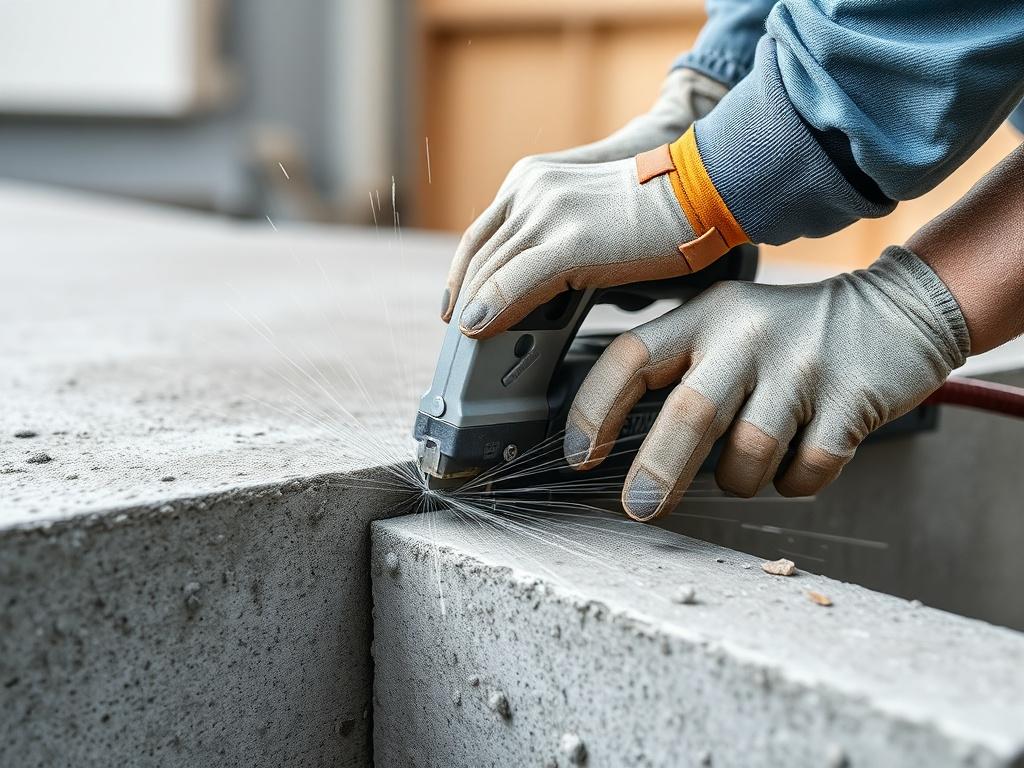 Diamond cutting of concreteфото