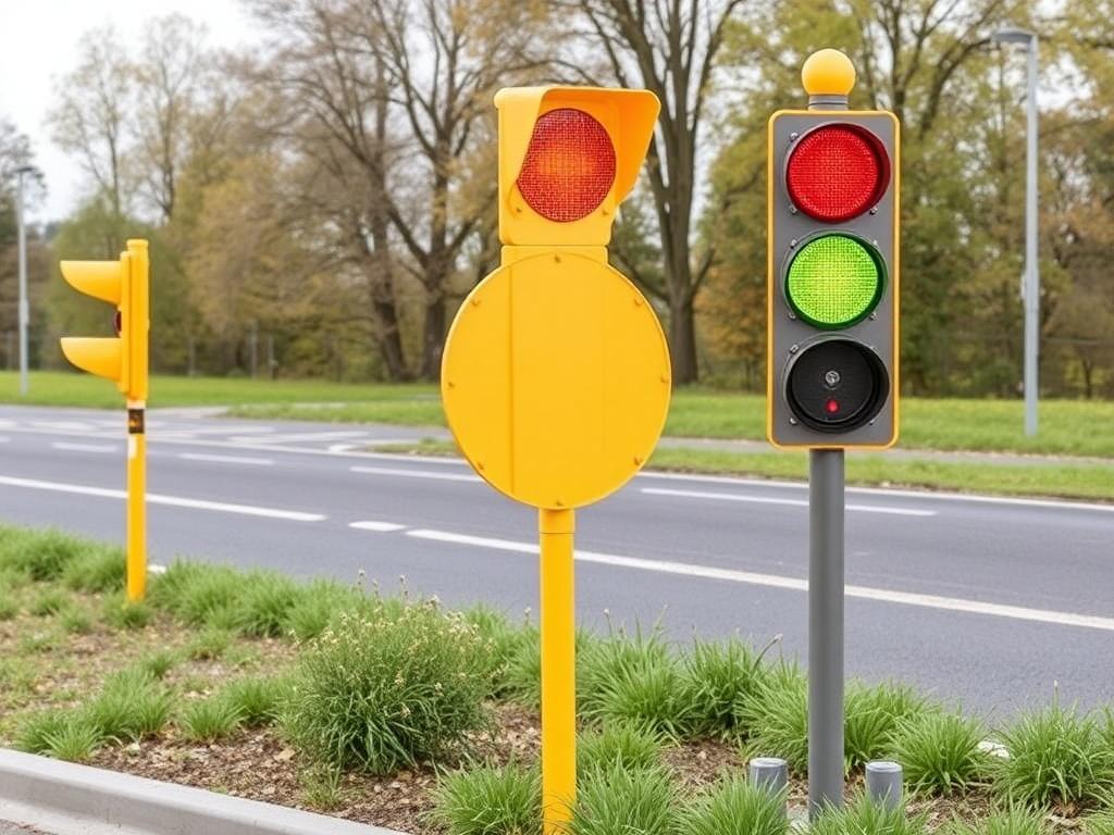 Plastic signal posts S1 and S3фото