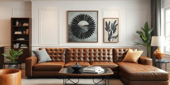 Кожаный диван в гостиную: почему это не просто мебель, а вложение в комфорт