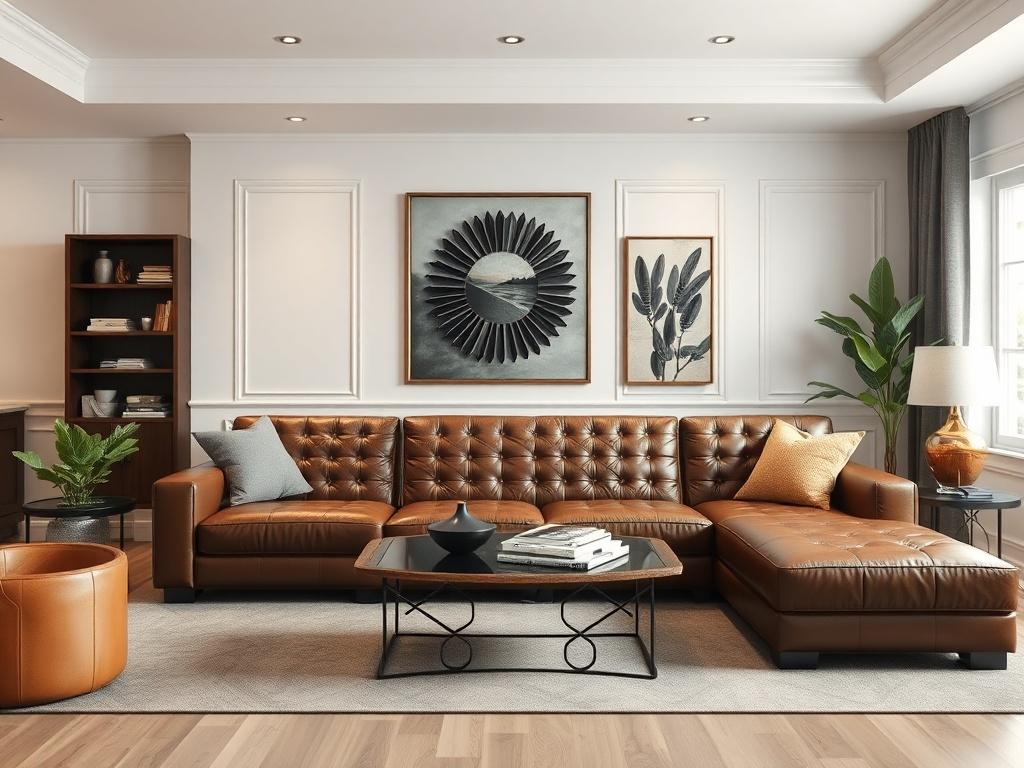Кожаный диван в гостиную: почему это не просто мебель, а вложение в комфорт