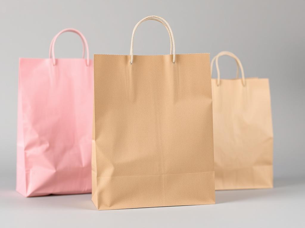 coated paper bagфото