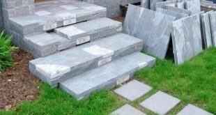 Каменные изделия для дома и улицы: ступени, бордюры, плиты — выбор, обработка, монтаж