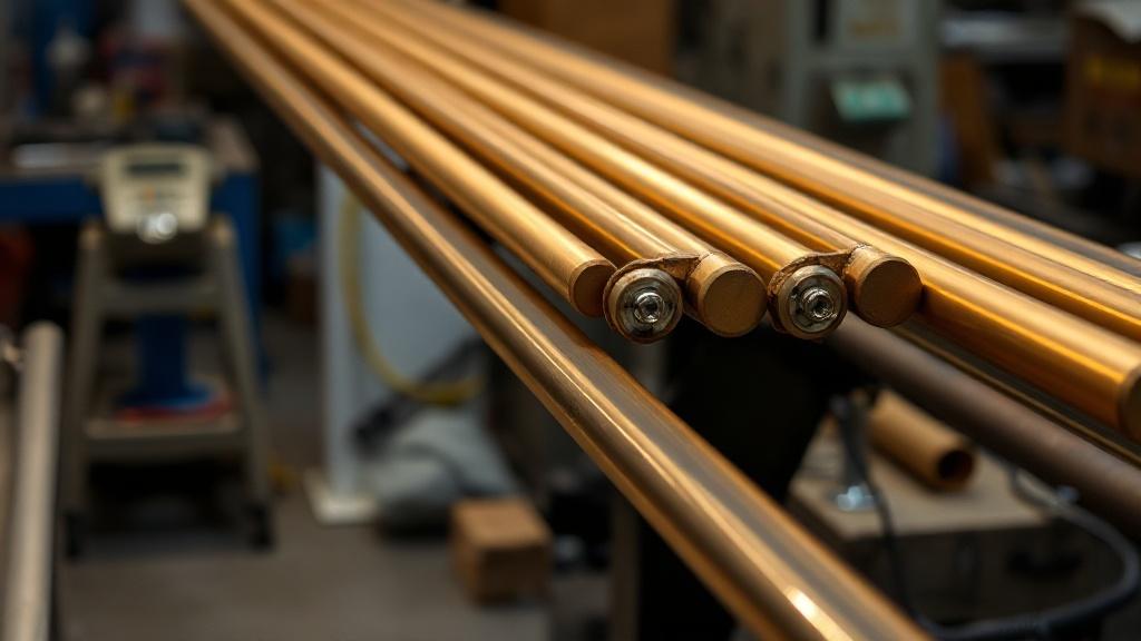 Bronze rod for production tasks.фото